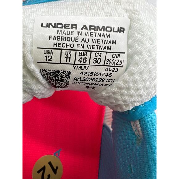 Under Armour HOVR Machina 'Breeze Blue Surf' 3026236-301 Men's Size 12 - Picture 3 of 12